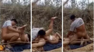 တောထဲမှာ ပုဆိုးခင်းပြီးလိုးကြတဲ့ မြန်မာအောကား
